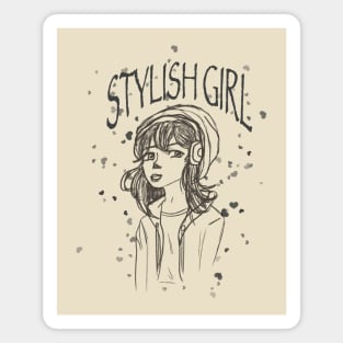 Stylish girl Magnet